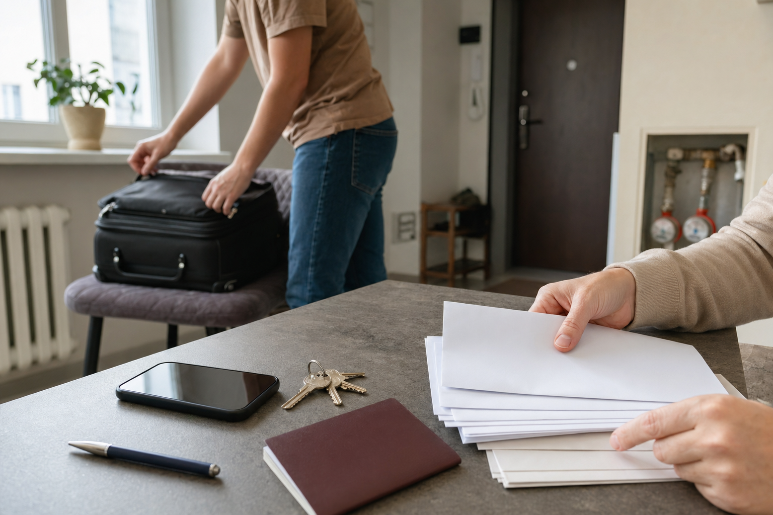 Перерасчет коммунального счета при отъезде: чек-лист документов, сроки и риски отказа