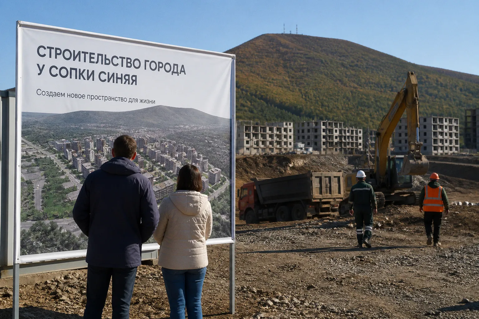 Строительство города Заметный у сопки Синяя: что скрывается за громким анонсом