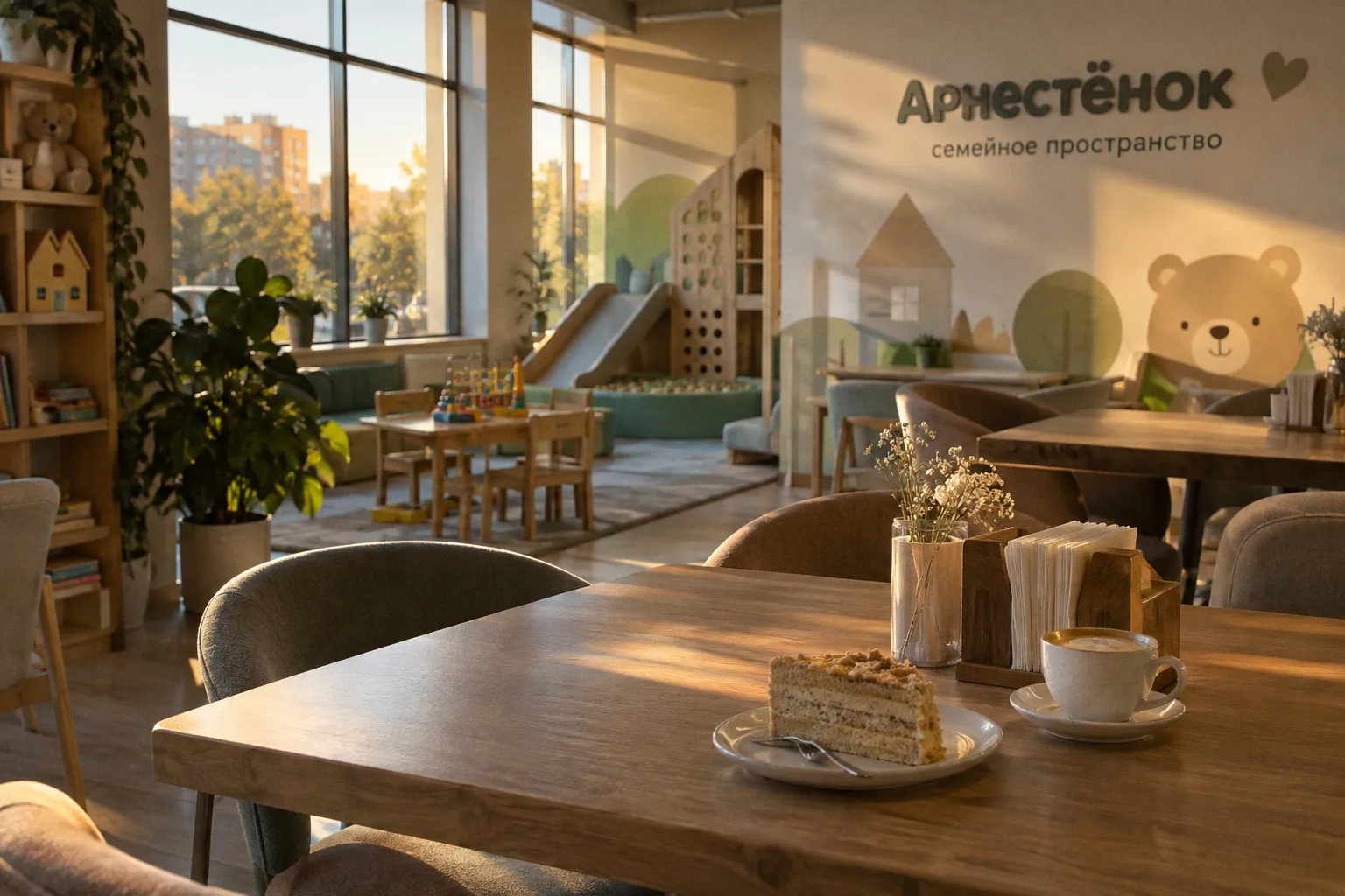 В Невинномысске открылось семейное досуговое пространство и кафе «Арнестёнок»